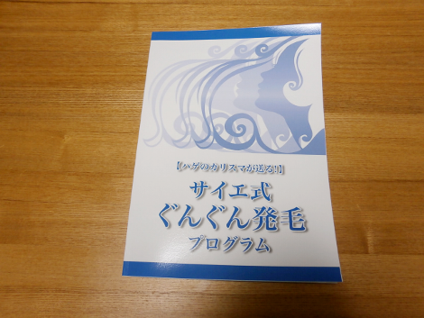 ハゲのカリスマ 小林弘子さんのサイエ式ぐんぐん発毛プログラムが届きました 発毛 育毛情報を徹底的に検証 評価 辛口ガチレビュー